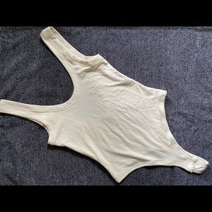 Uniqlo x Alexander Wang Cream Tank Bodysuit